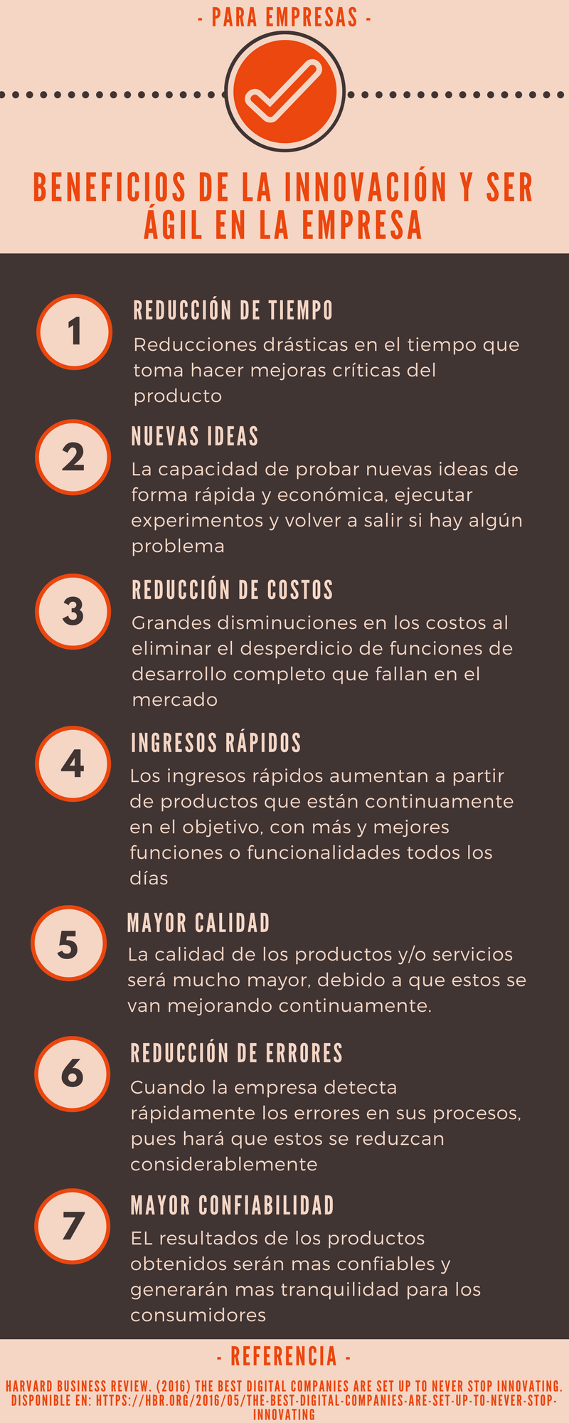 Beneficios de la innovación y ser ágil en la empresa